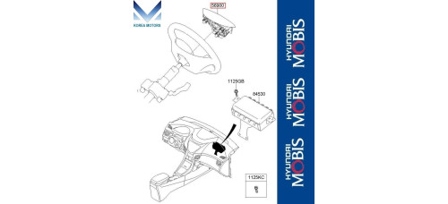 airbag module passenger hyundai elantra 2010-15